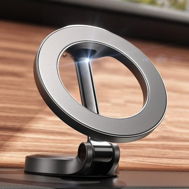 Strongest Magnet Car Phone Mount All Metal Foldable Holder