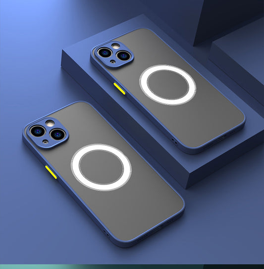 Magnetic Protective Phone Case Anti Drop Slim Cover for iPhone 11–14 Models