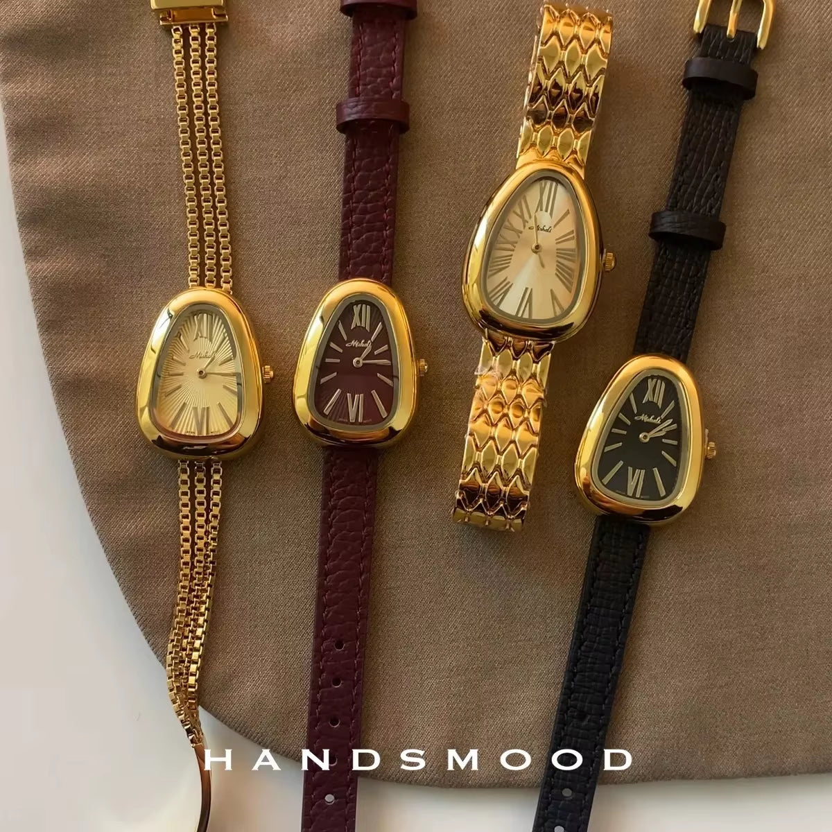 Light Luxury Niche Snake Head Women'S Quartz Watch High-End Temperament Bracelet Women'S Watch Snake Chain Women'S Watch Gift