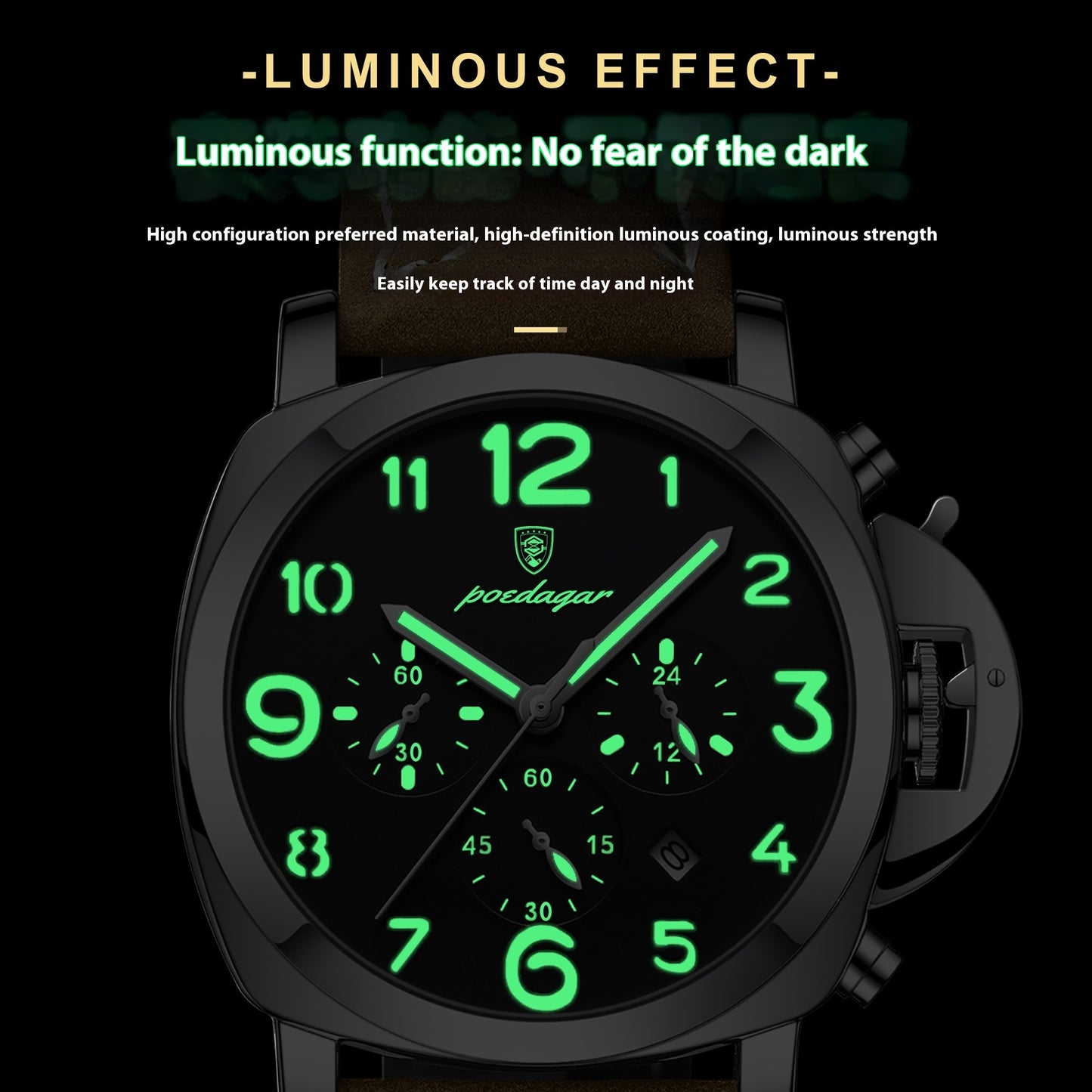 Men’s Sports Quartz Watch – Fashion Timepiece with Silver & Gold Case Options