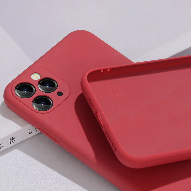 Precision Hole Liquid Silicone Case For Apple iPhone TPU