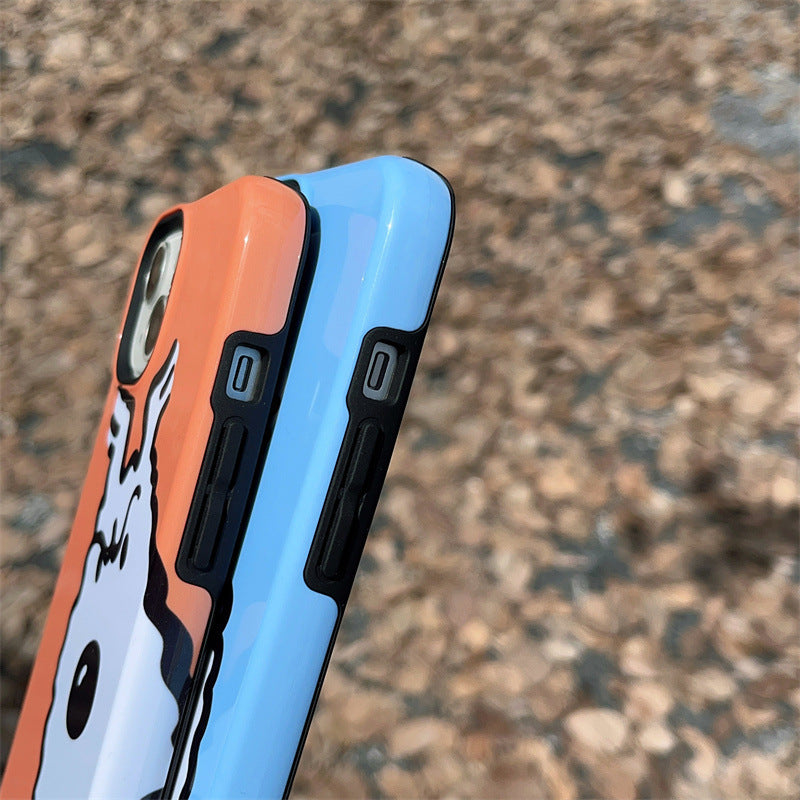 Cartoon Cute Probe Dog TPU Case For IPhone 11 12 13 Pro Max