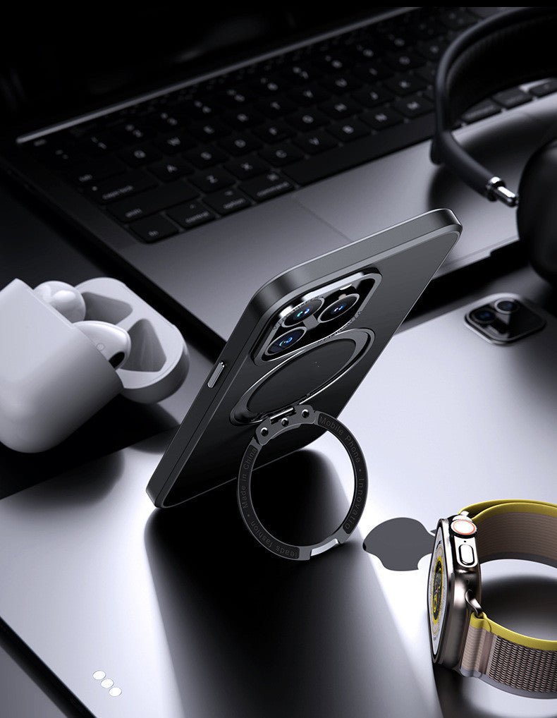 Transparent Fulcrum Protective Cover for iPhone Magnetic