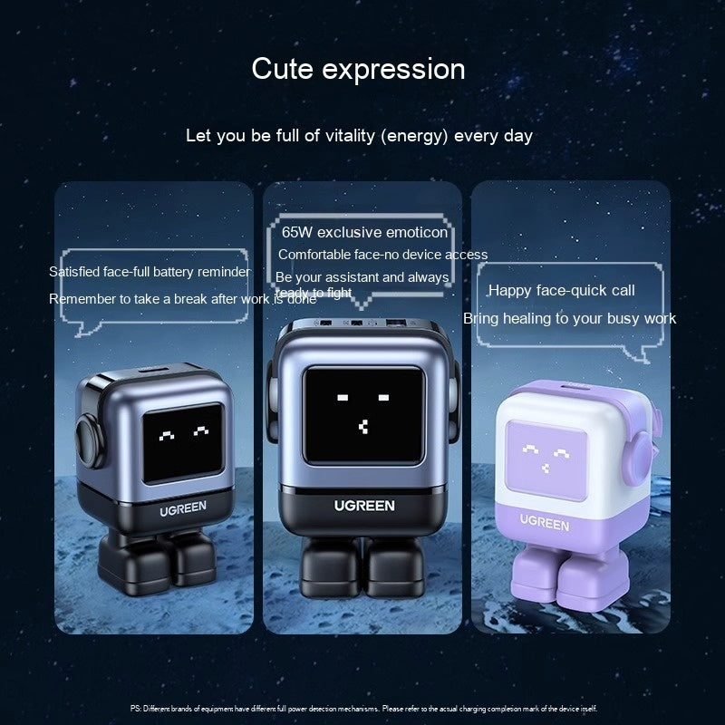 65W GaN Laptop Charger With PD USB C Fast Charge Slim