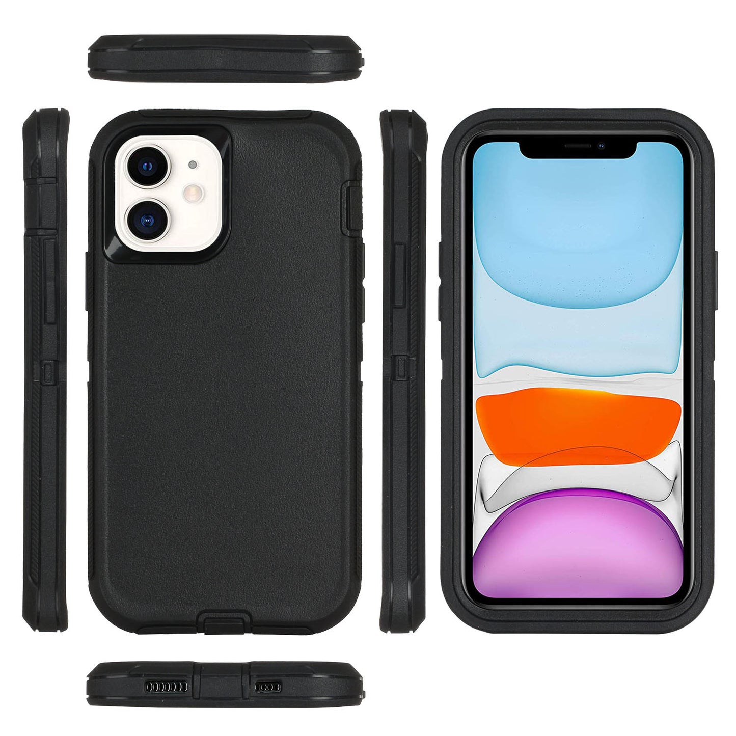 Apple iPhone Case Three In One Drop Resistant With Airbag