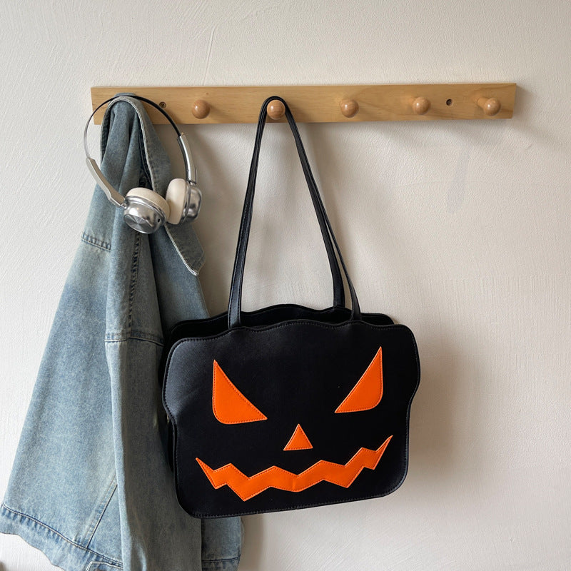 Women’s Halloween Pumpkin Bag Fashion Shoulder Crossbody Messenger Purse