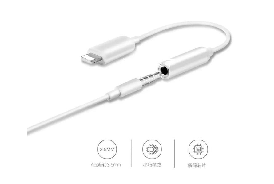Lightning To 3.5mm Audio Adapter For iPhone 7 7 Plus 2 In 1