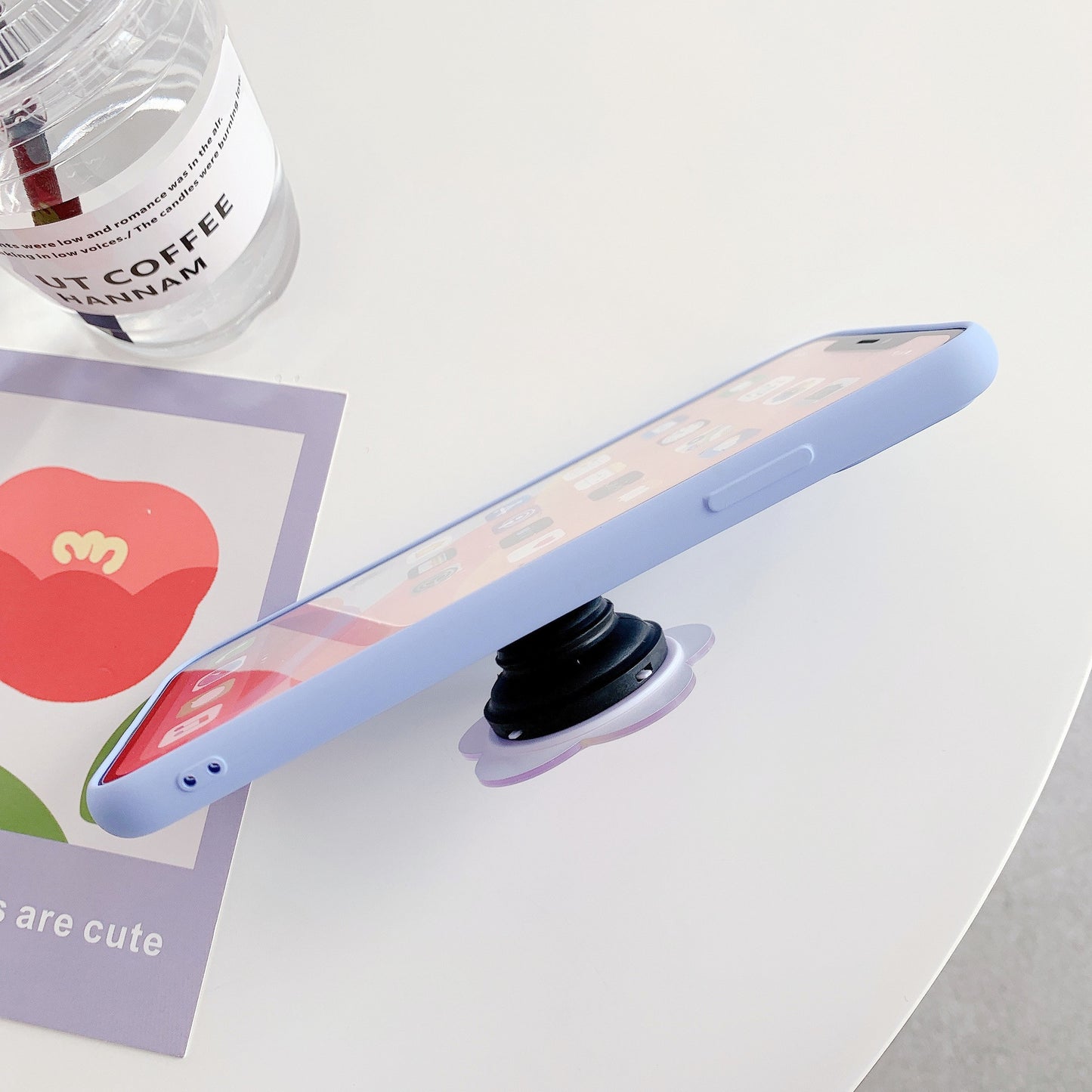 Universal Mobile Phone Airbag Bracket Small Flowers Epoxy