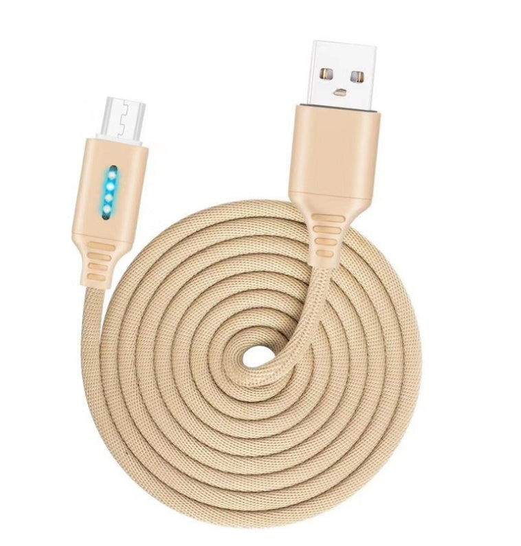 Fabric Weaving Fast Charging Cable Durable Lightweight