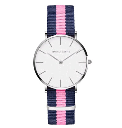 36mm Ladies Simple Waterproof Watch Korean White Belt