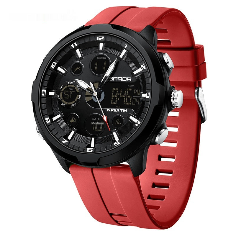 Men’s Sport Waterproof Multifunction Watch – Luminous Dial, Outdoor Casual Style