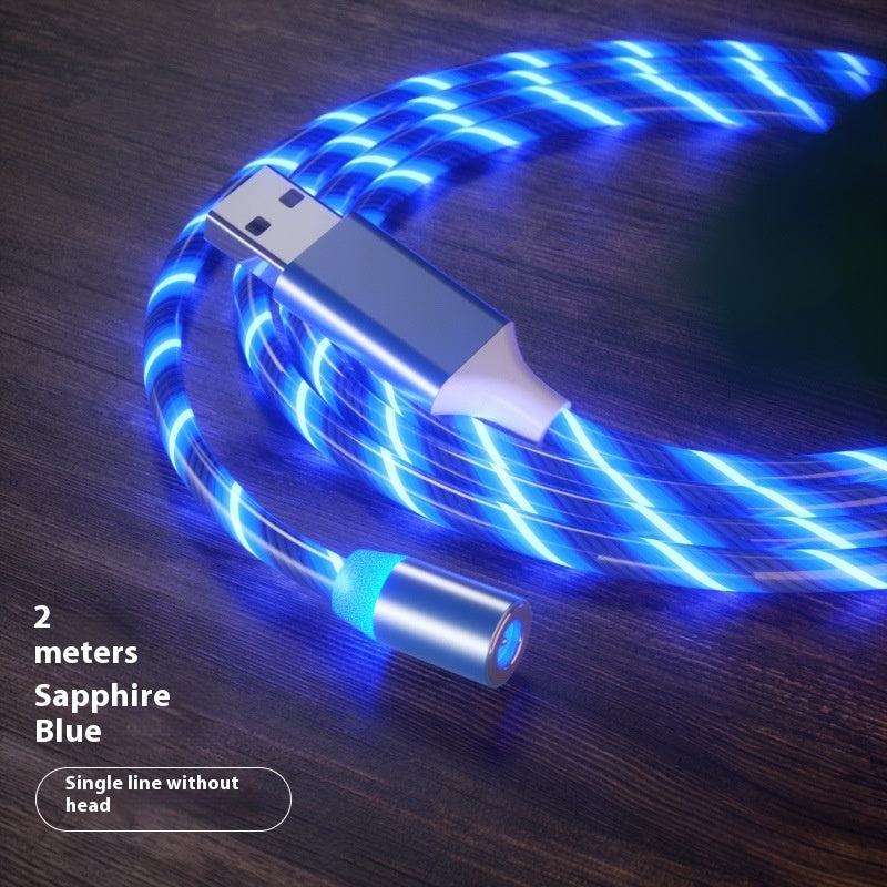 Magnetic Charging Cable With Type C Micro USB Lightning