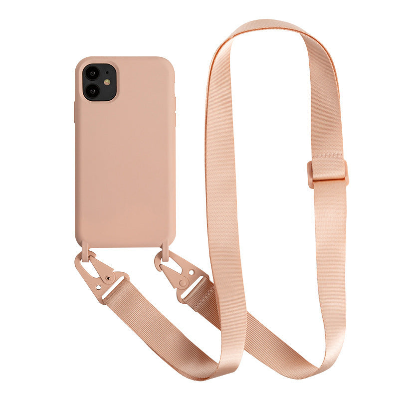 Liquid Silicone Integrated Lanyard Iphone Case Armband