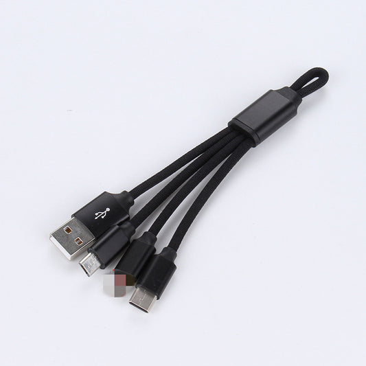 Keychain Three In One Magnetic USB Type C Micro 8PIN Cable