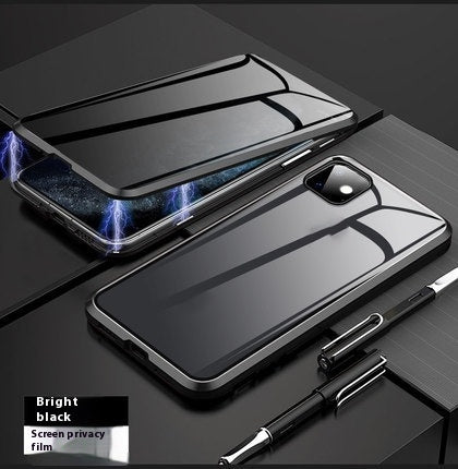 Anti Peep Magnetic Privacy Glass Phone Case Shield