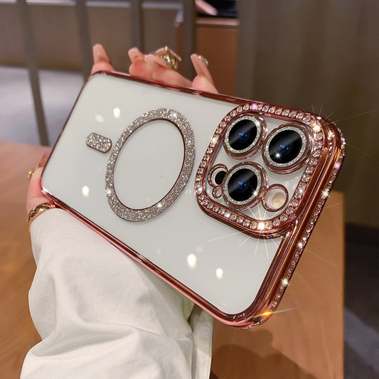 Wireless Magnetic Drop Resistant Iphone Case Silicone Back