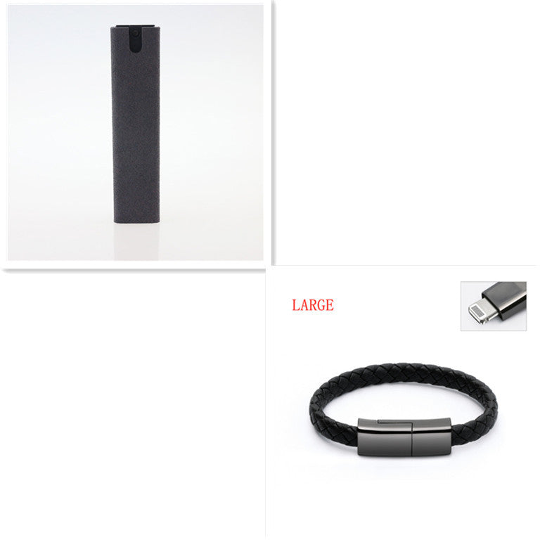 2 In 1 Screen Cleaner Kit For Phone And PC Microfiber Cloth