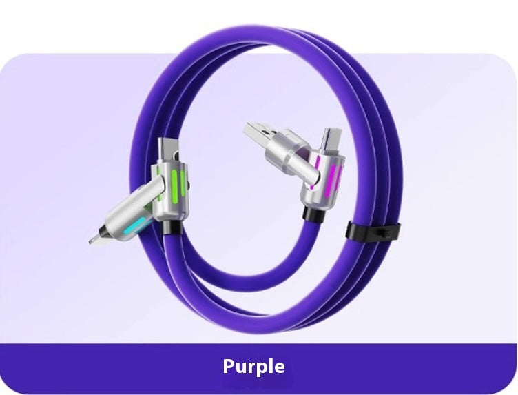 Four In One Light Charging Cable With Indicator Light