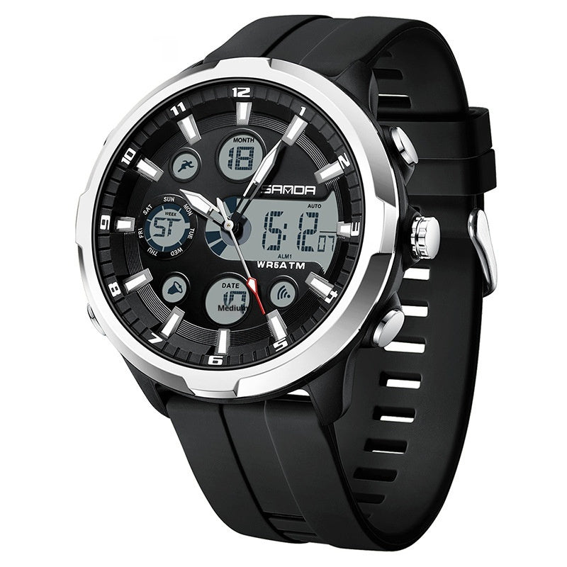 Men’s Sport Waterproof Multifunction Watch – Luminous Dial, Outdoor Casual Style