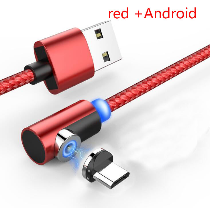 Nylon Braided Magnetic 2A Fast Charging Cable For Phones