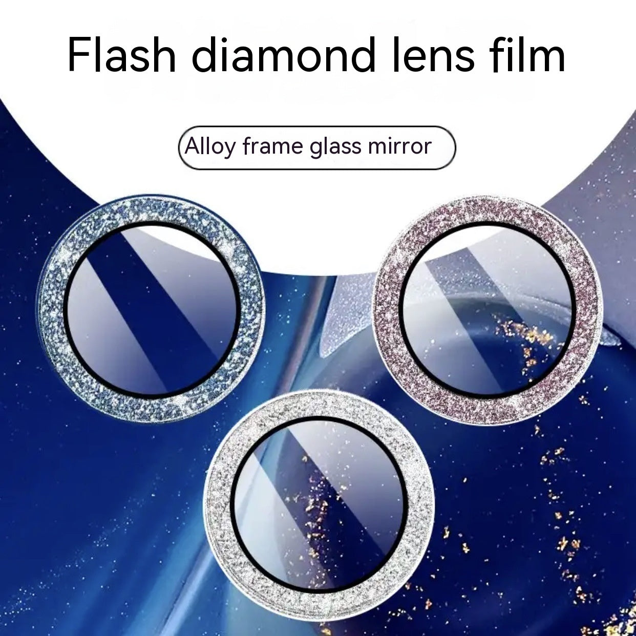 Rhinestone Lens Protector For Mobile Phone Eagle Eye Shield