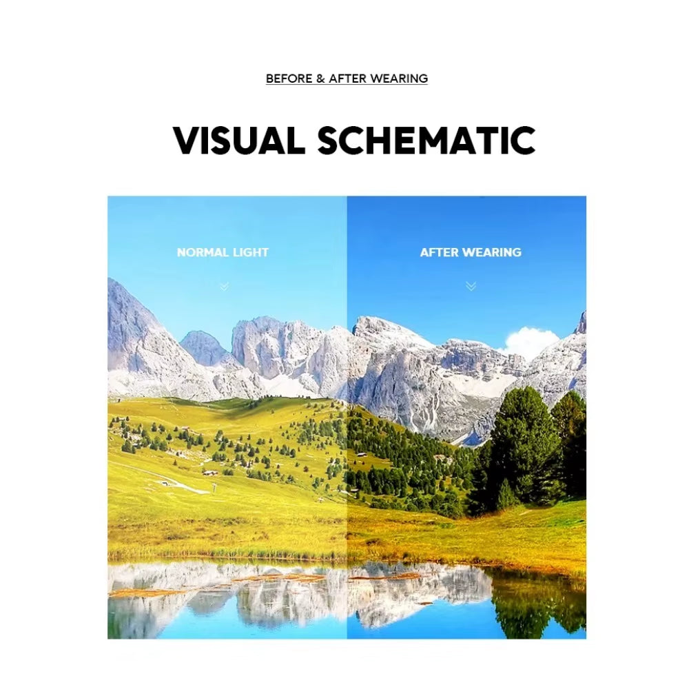 Fashion Rimless Square Double Bridge Sun Glasses Vintage Women Men Sunglasses UV400