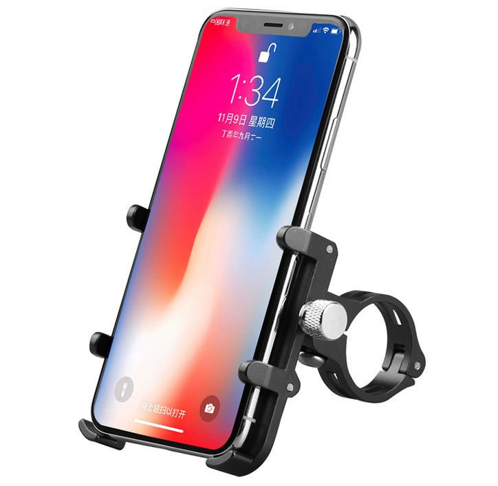 GUB Plus 6 Motorcycle Phone Holder Aluminum Alloy Clip