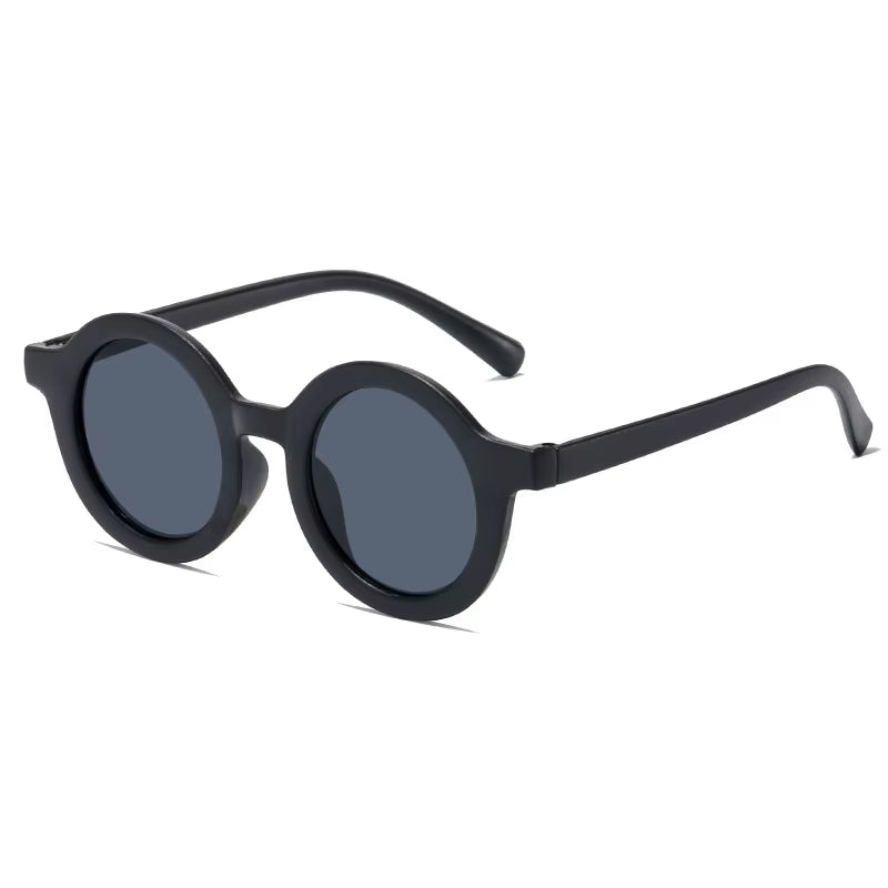 Retro Round Sunglasses Baby Kids Candy Color – Free Shipping W/ Case