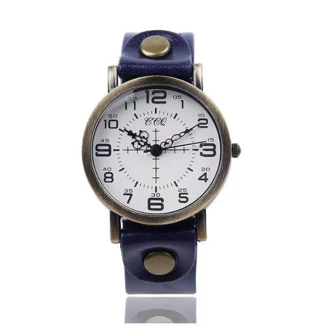 Belt Retro Neutral Watch European And American Digital Women's Casual