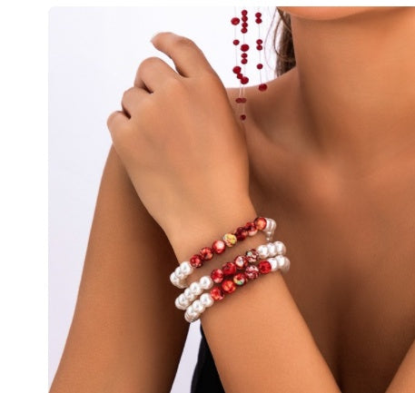 Women’s Gothic Pearl Necklace Fashion Retro Choker Costume Jewelry Accessory