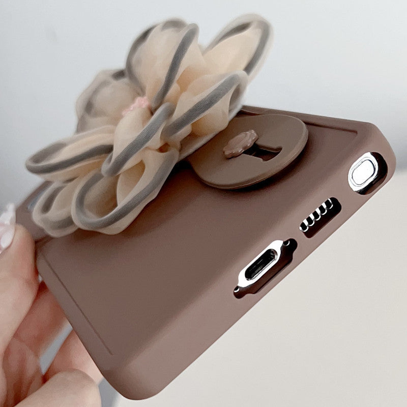 Samsung Wrist Strap Phone Case Silicone Anti Fall Bracket Cover for S20–S24