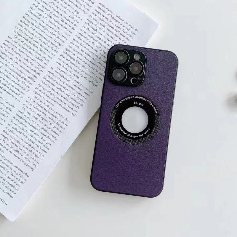 Magnetic Lens Full Wrap TPU Phone Case For iPhone Models