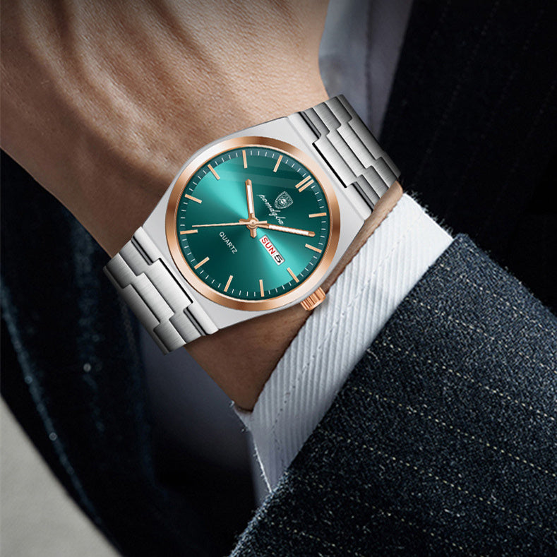 Ultra Thin Waterproof Luminous LED Men’s Quartz Watch – Multiple Colors