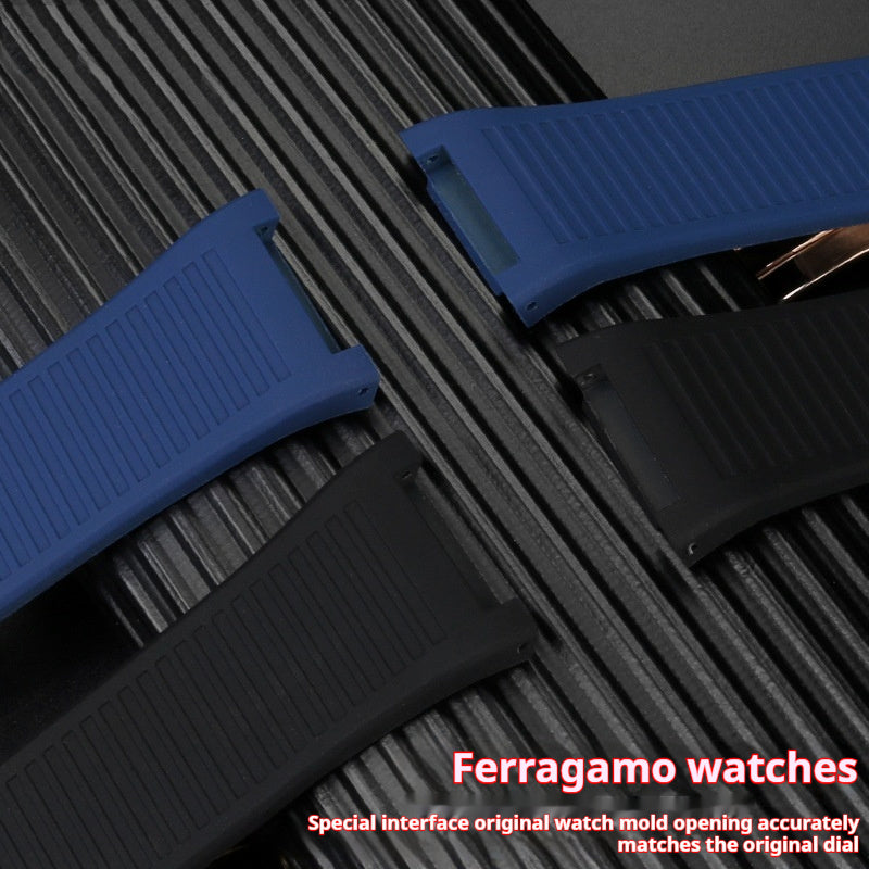 Sports Series Watch Waterproof Concave Silicone Black Watch Accessories Men