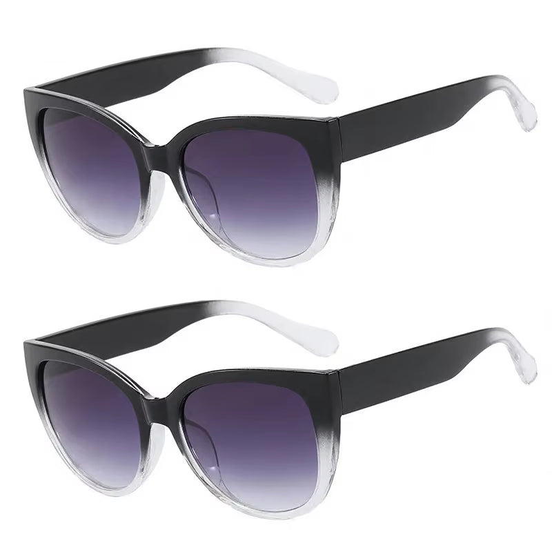Cat Eye Sunglasses for Women Gradient UV400 Shades –Free Shipping, Case Included