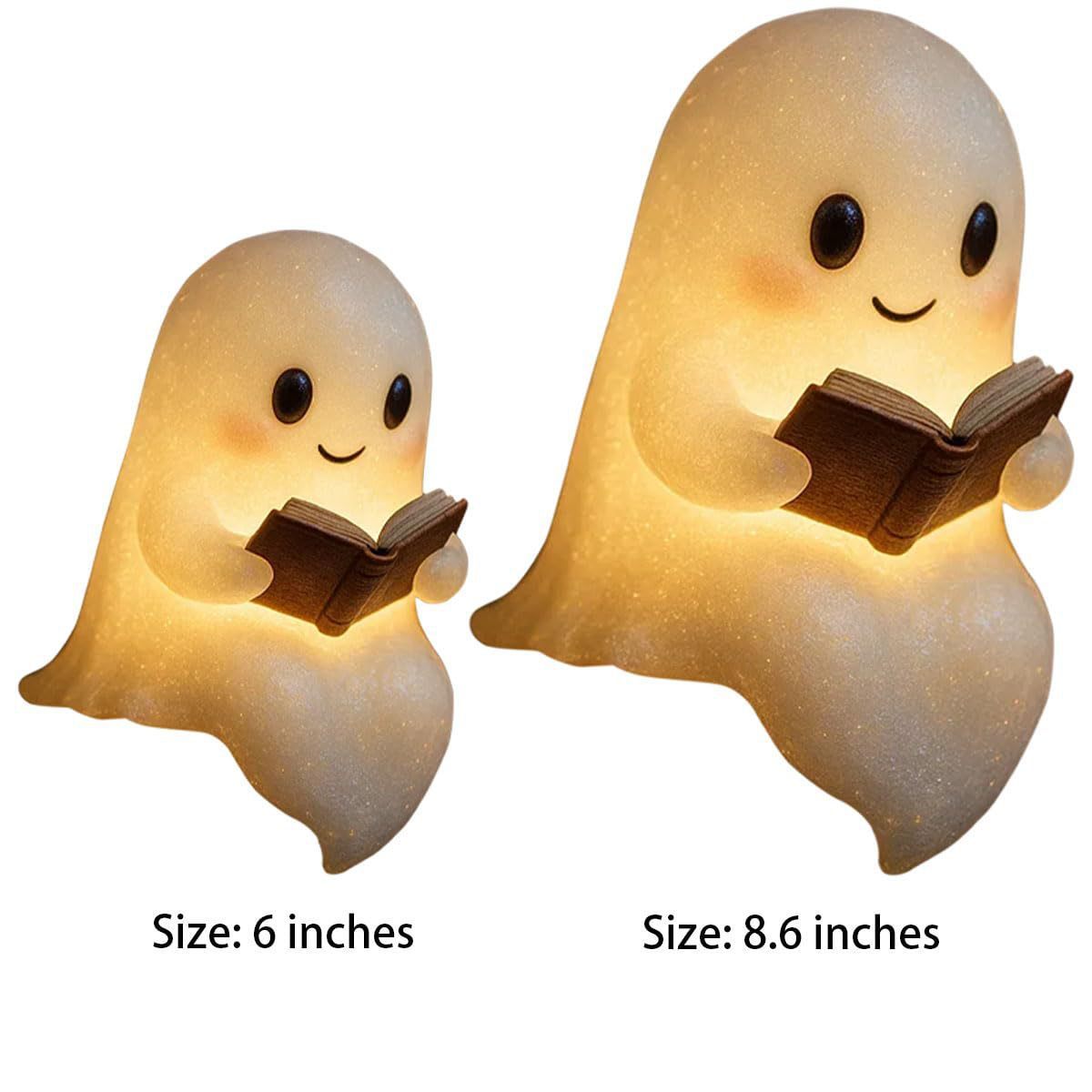 Cute LED Ghost Night Light Warm Bedside Lamp Kids Sleep Halloween Decoration