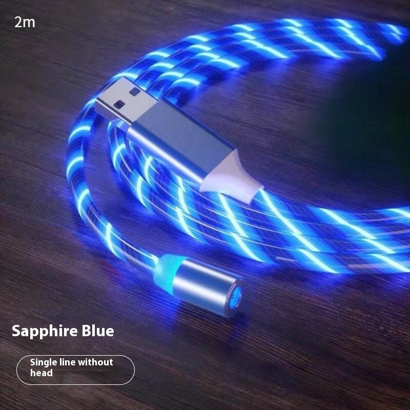 Magnetic Charging Cable With Type C Micro USB Lightning