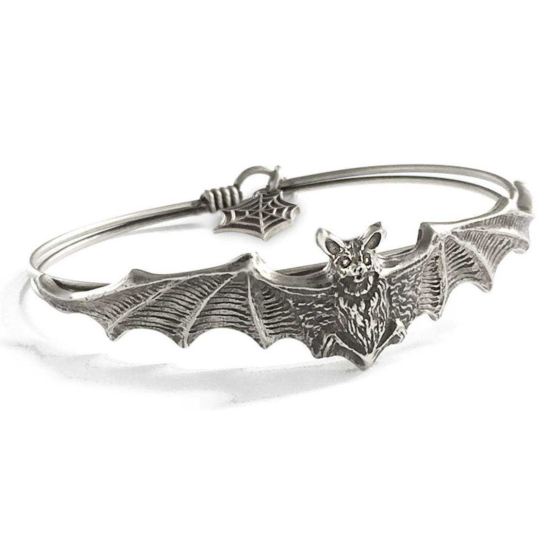 Halloween Bat Bracelet Gothic Punk Style Costume Jewelry Party Accessory