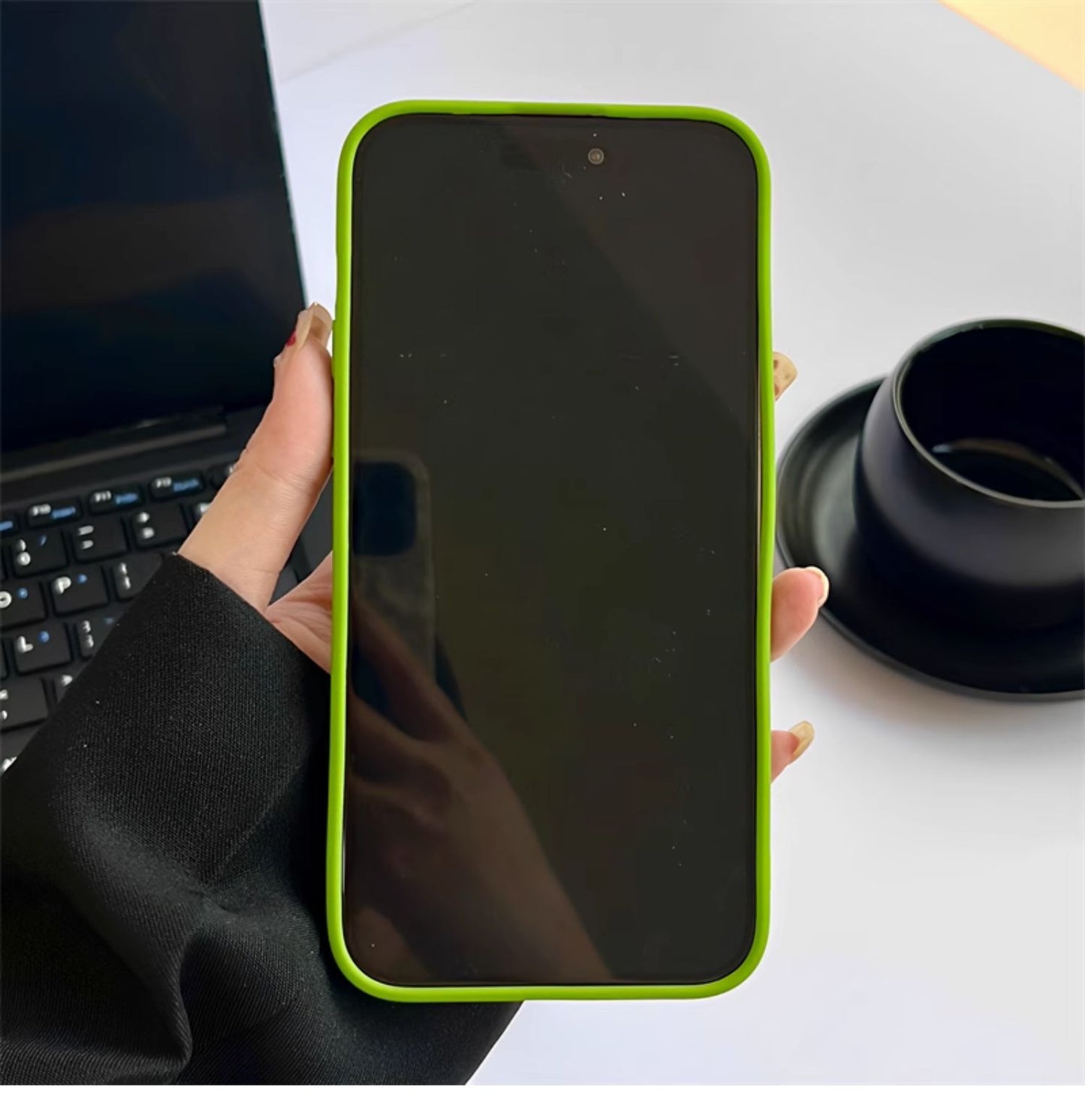 Ruffled Heart Silicone Phone Case For iPhone Anti Fall