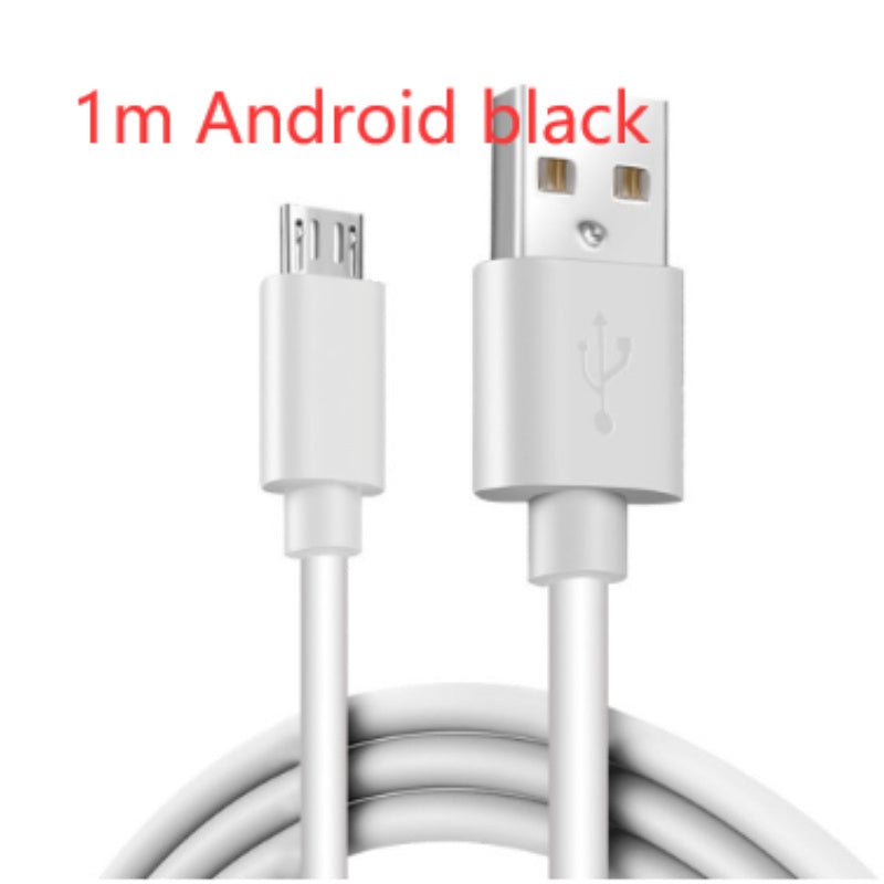 Android USB C Fast Charging Cable 1m 1.5m 2m White Black