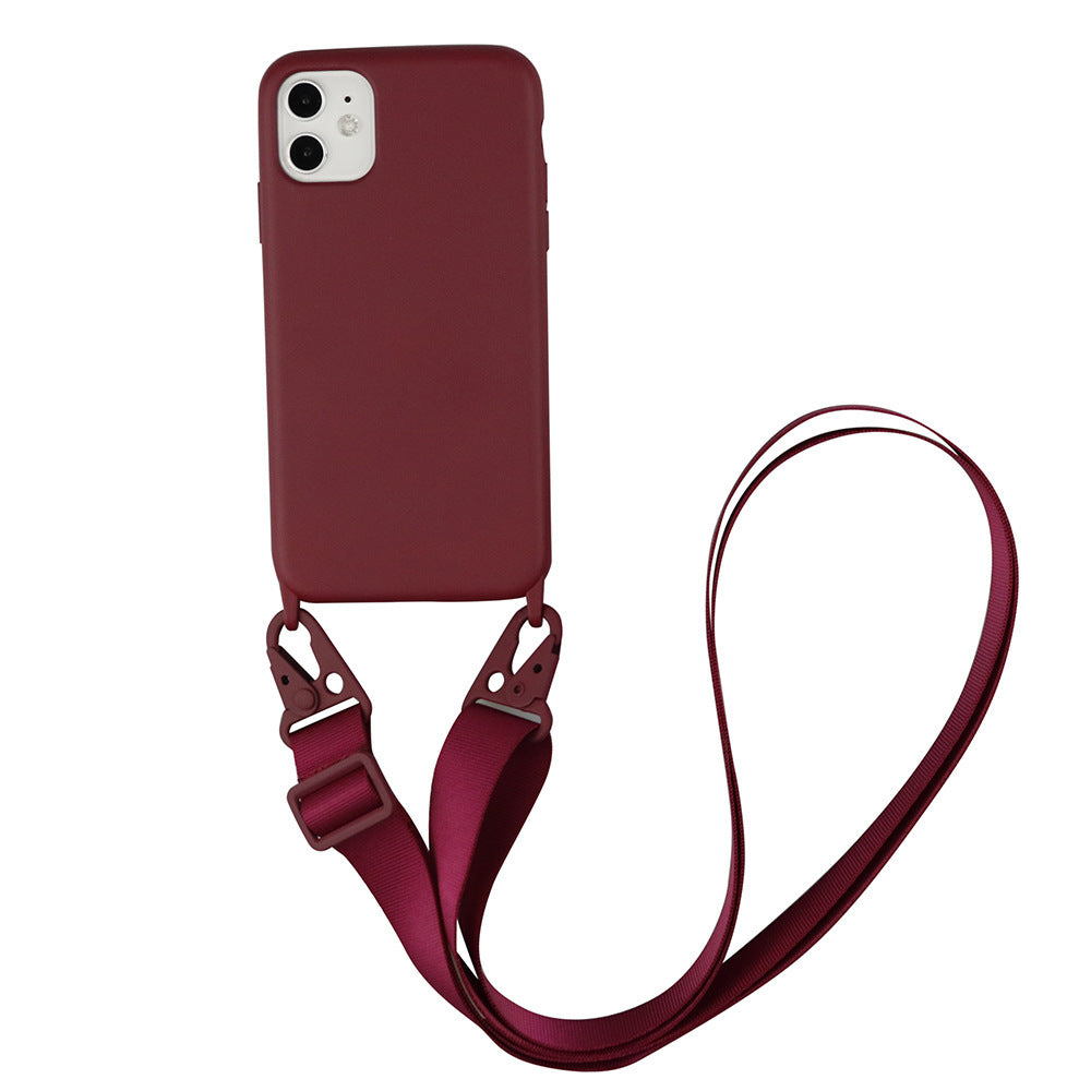 Liquid Silicone Integrated Lanyard Iphone Case Armband