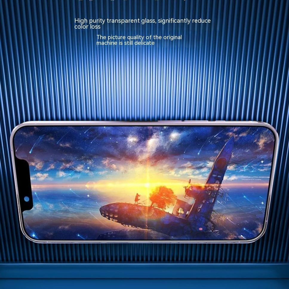 Tempered Glass Screen Protector For iPhone Dust Removal