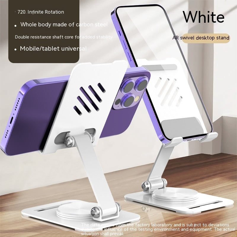 360 Degrees Rotate Metal Desk Stand for Phone and Tablet