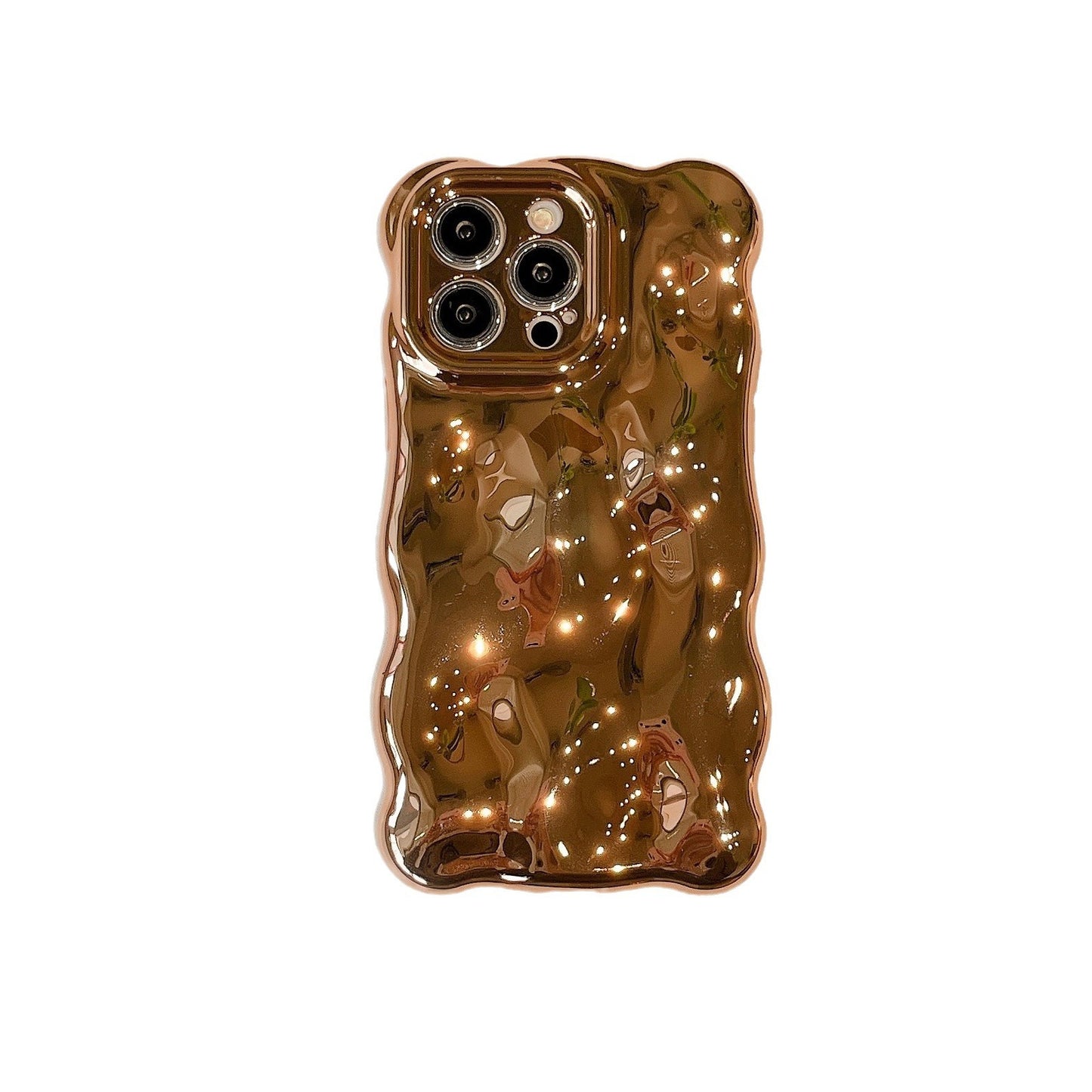 Bubble Shell Electroplating TPU Phone Case Shockproof Cover for iPhone 11–16 Pro Max