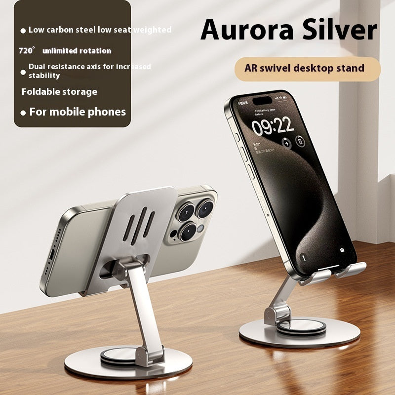 Rotating Aluminum Phone Bracket Foldable Desktop Stand