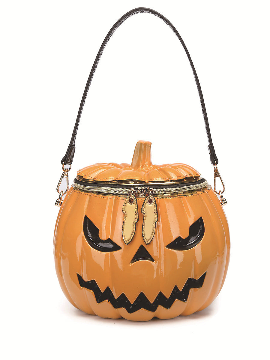 Halloween Pumpkin Shoulder Bag Women Crossbody Multi-Purpose Tote Purse