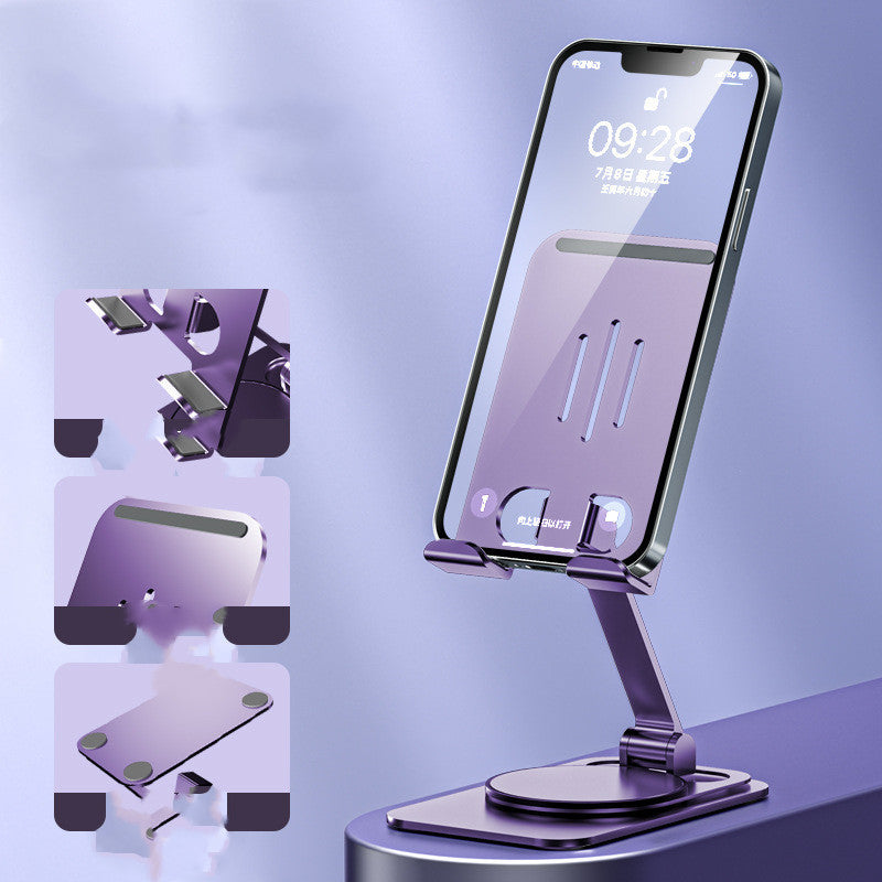 Rotating Aluminum Phone Bracket Foldable Desktop Stand