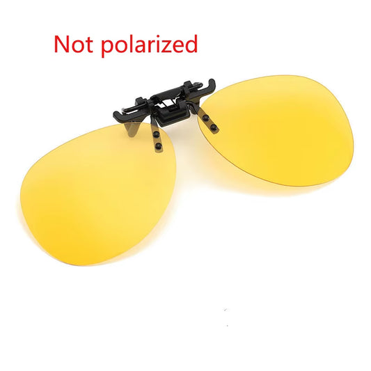 Photochromic Clip-On Sunglasses Polarized Free Shipping, Includes Case