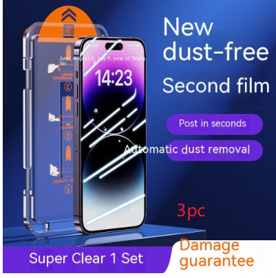 Dust Free Privacy Tempered Glass Full Screen Protector HD