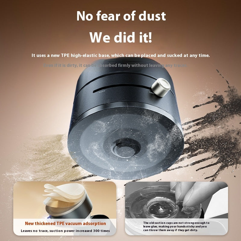 Foldable Magnetic Vacuum Car Phone Holder With Suction Cup